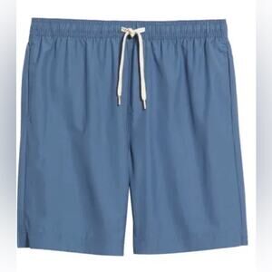 Nordstrom Blue Swim Trunks Quick-Dry Elastic Waist